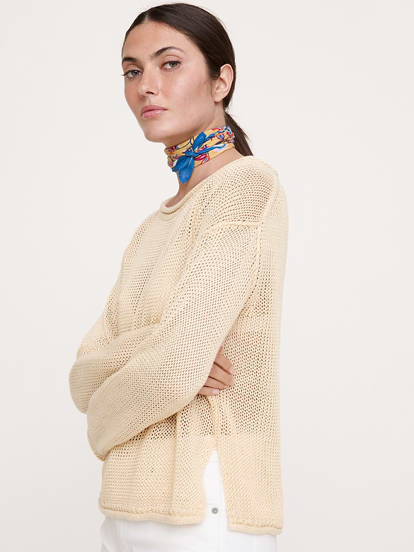 Embroidered Cotton Scarf by Vismaya