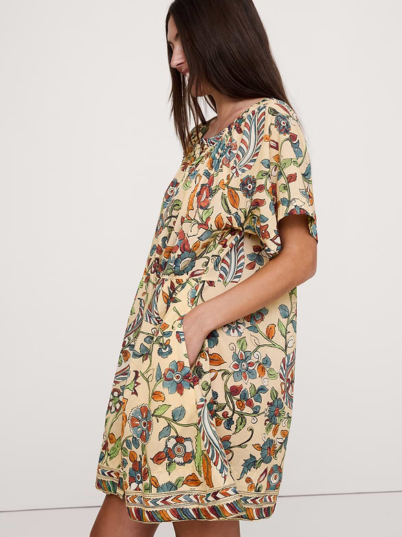 Button-Up Mini Dress
