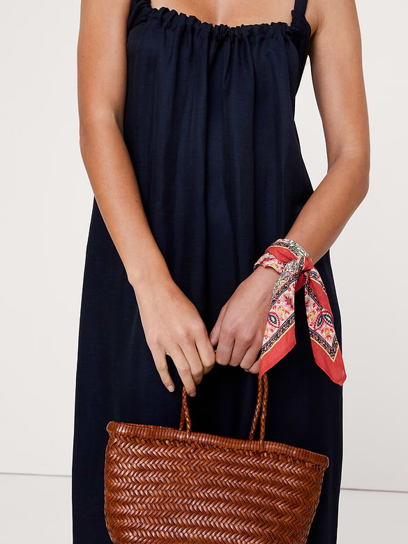 Embroidered Cotton Scarf by Vismaya