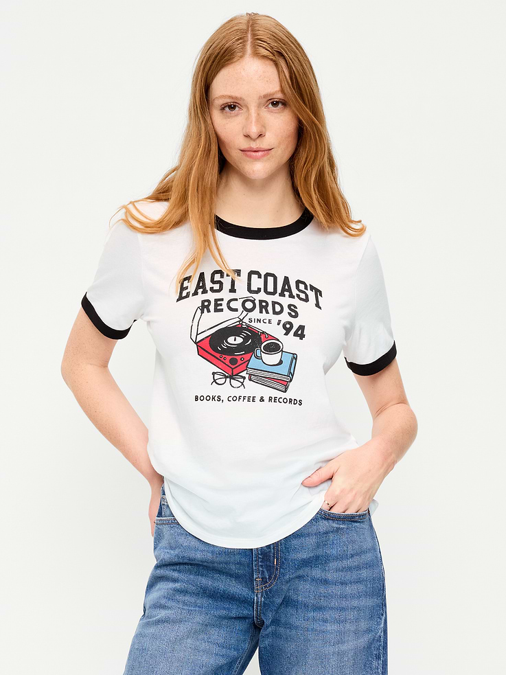 Image number 1 showing, EveryWear Crew-Neck T-Shirt