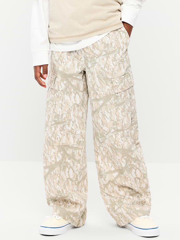 Baggy Cargo Ripstop Pants for Boys