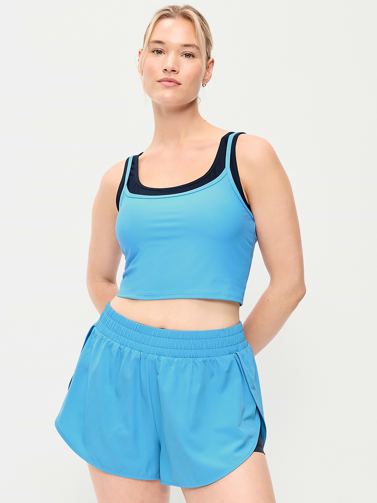 Image number 5 showing, PowerSoft Layered Longline Bra