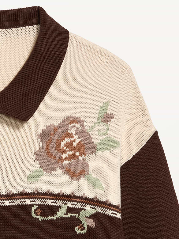 Seaside Cotton Tie-Front Collared Cardigan