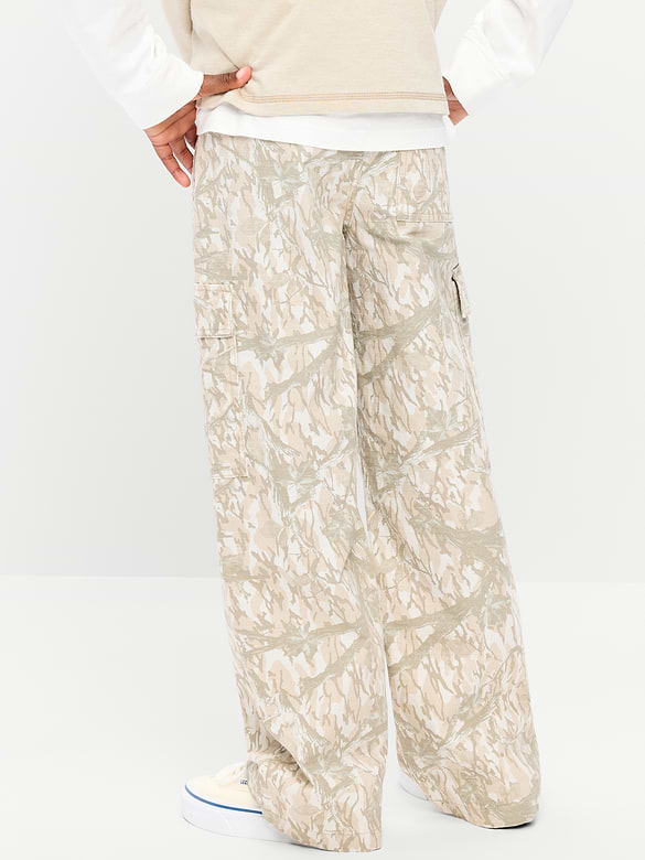 Baggy Cargo Ripstop Pants for Boys