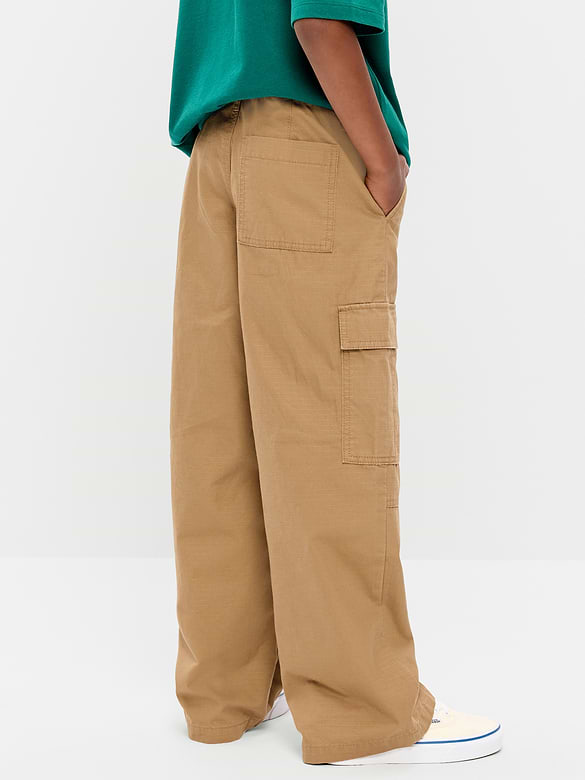 Baggy Cargo Ripstop Pants for Boys