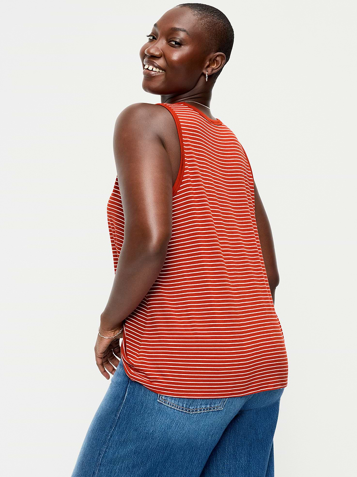 Image number 6 showing, Luxe High-Neck Tank Top