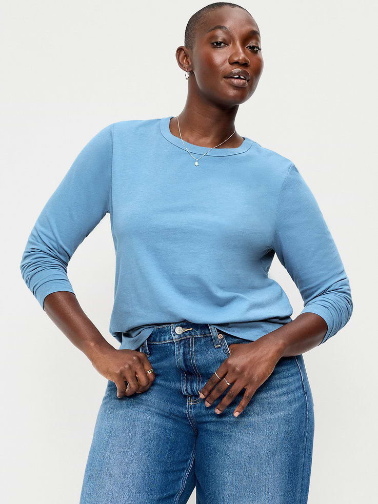 Image number 5 showing, EveryWear Long-Sleeve T-Shirt