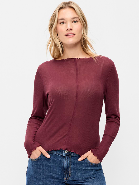Lettuce-Edge Tissue T-Shirt