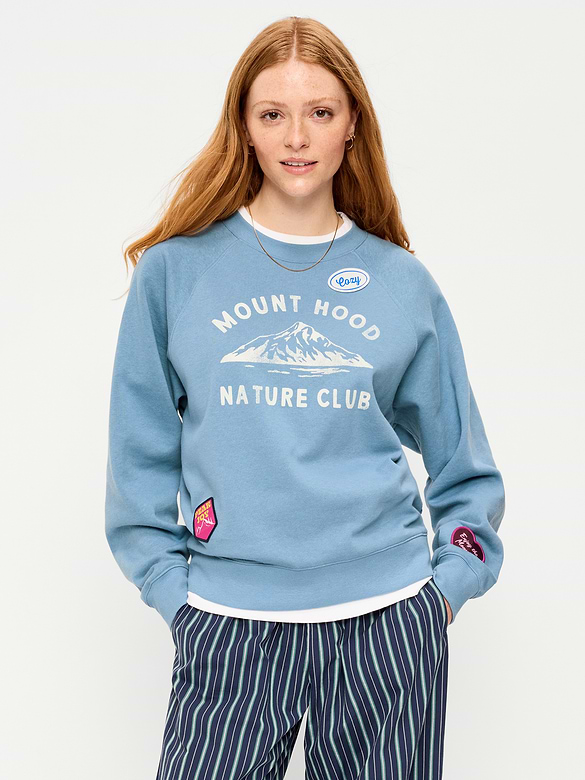 Oversized Raglan Sweatshirt