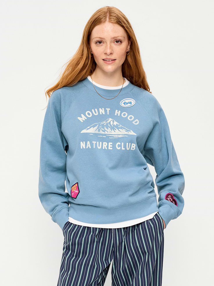 Image number 1 showing, Oversized Raglan Sweatshirt