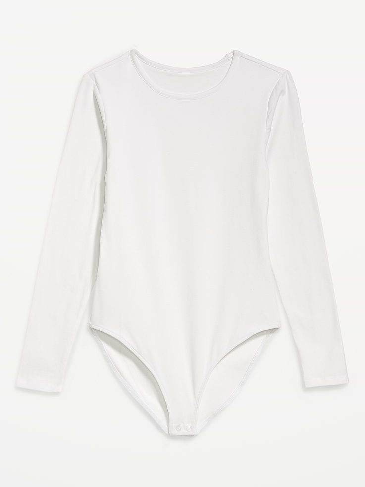 Image number 4 showing, Long-Sleeve Crew-Neck Bodysuit
