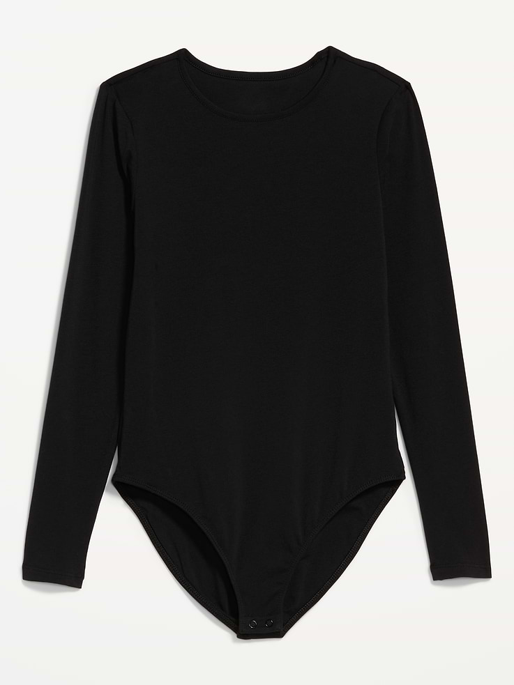 Image number 4 showing, Long-Sleeve Crew-Neck Bodysuit