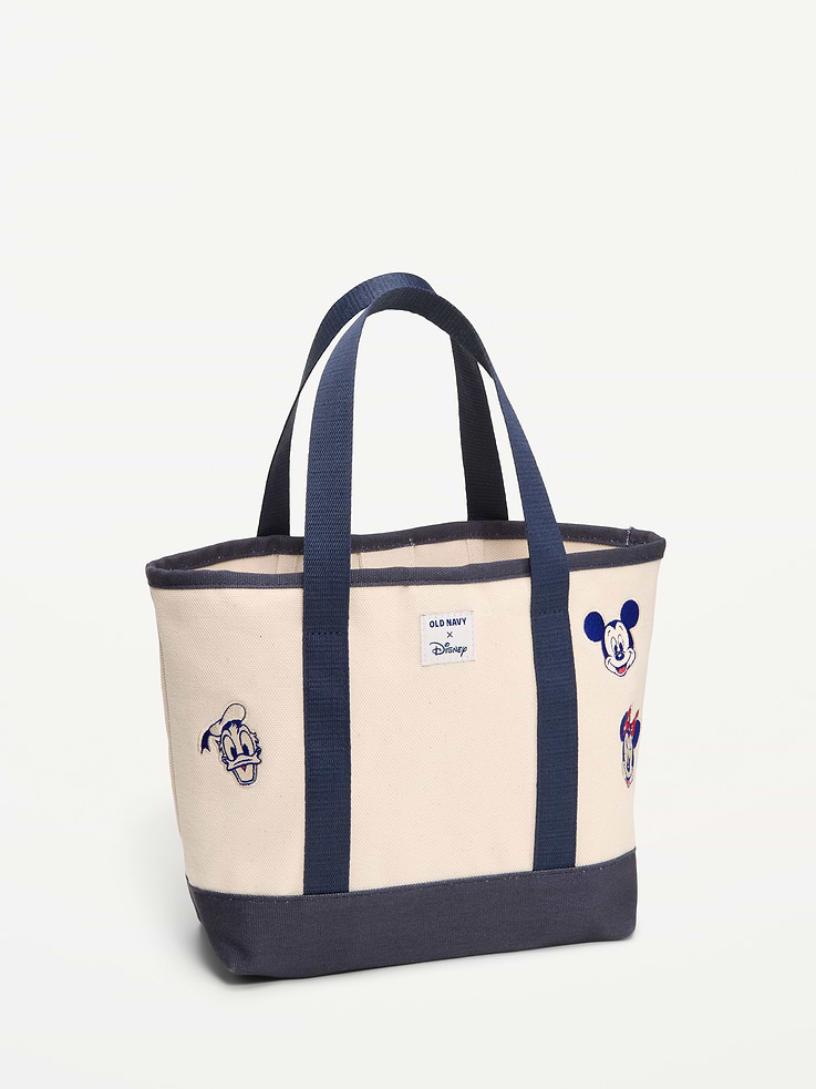 Image 1 of 4, sturdy canvas, webbed straps, interior pocket, snap-top closure, licensed graphics, ©Disney, Product #910811