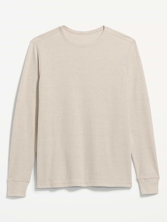 Crew-Neck Waffle T-Shirt