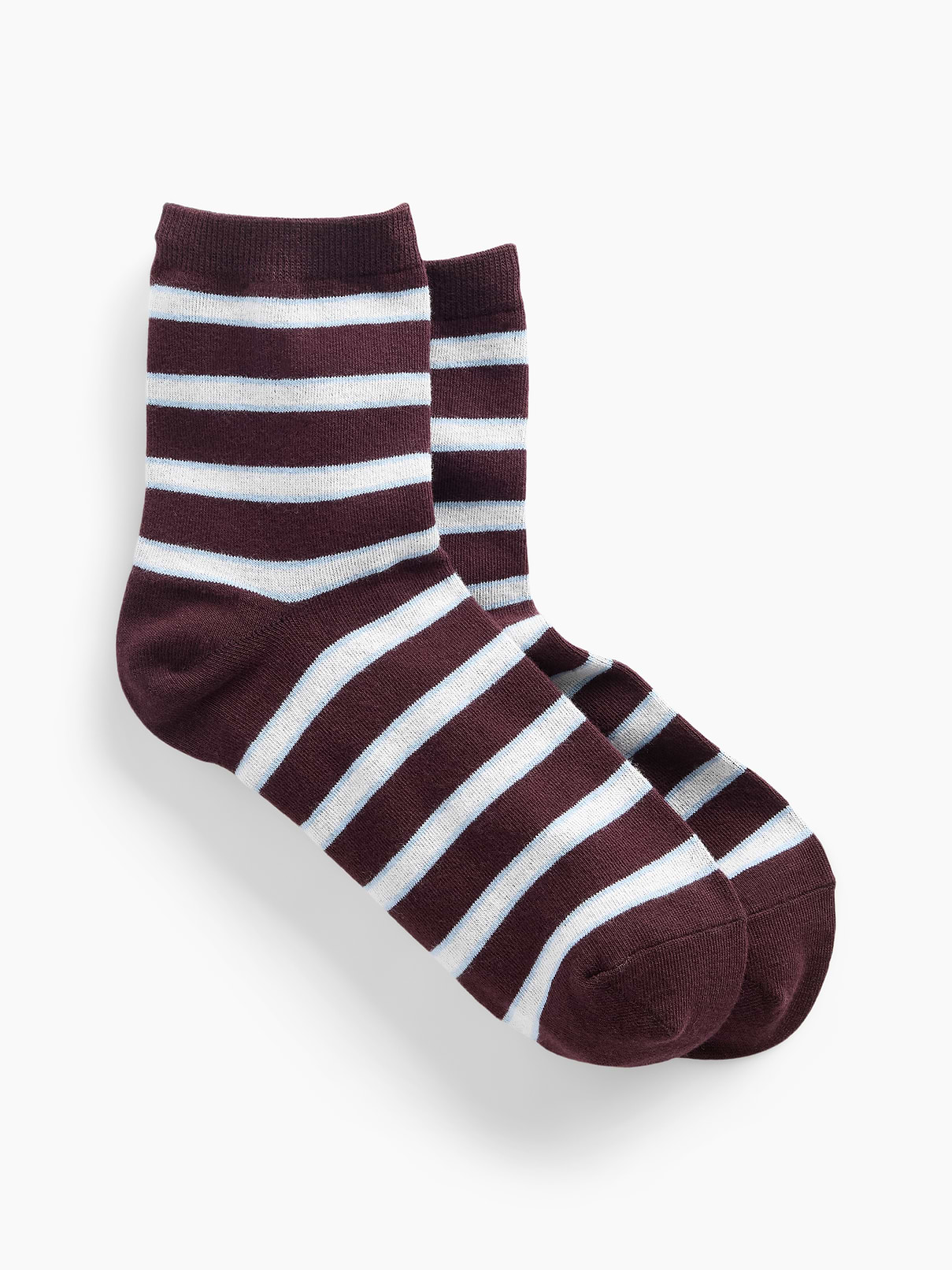 Image number 1 showing, Stripe Half Crew Socks