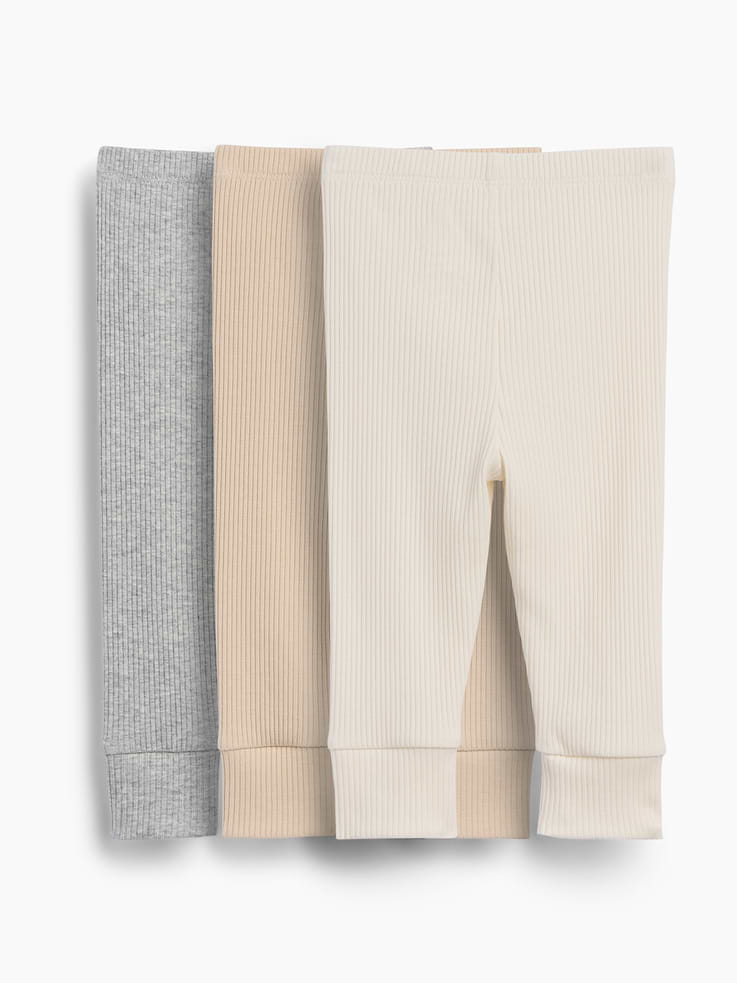 Image number 2 showing, Baby First Favorites TinyRib Pants (3-Pack)