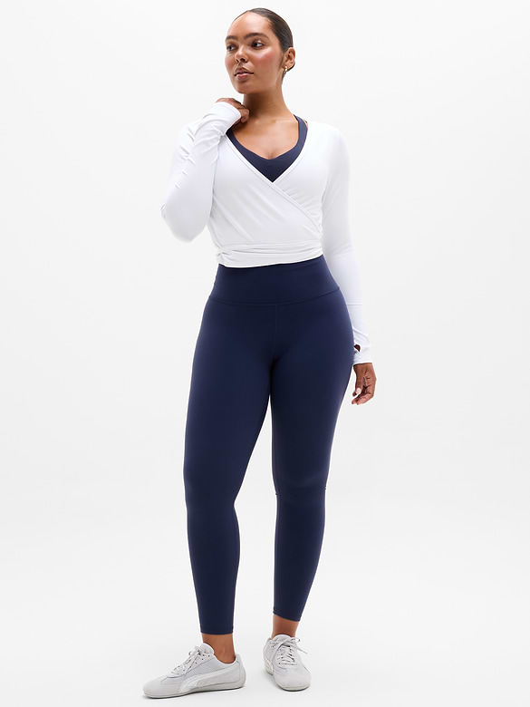 Transcend Wrap Crop Top