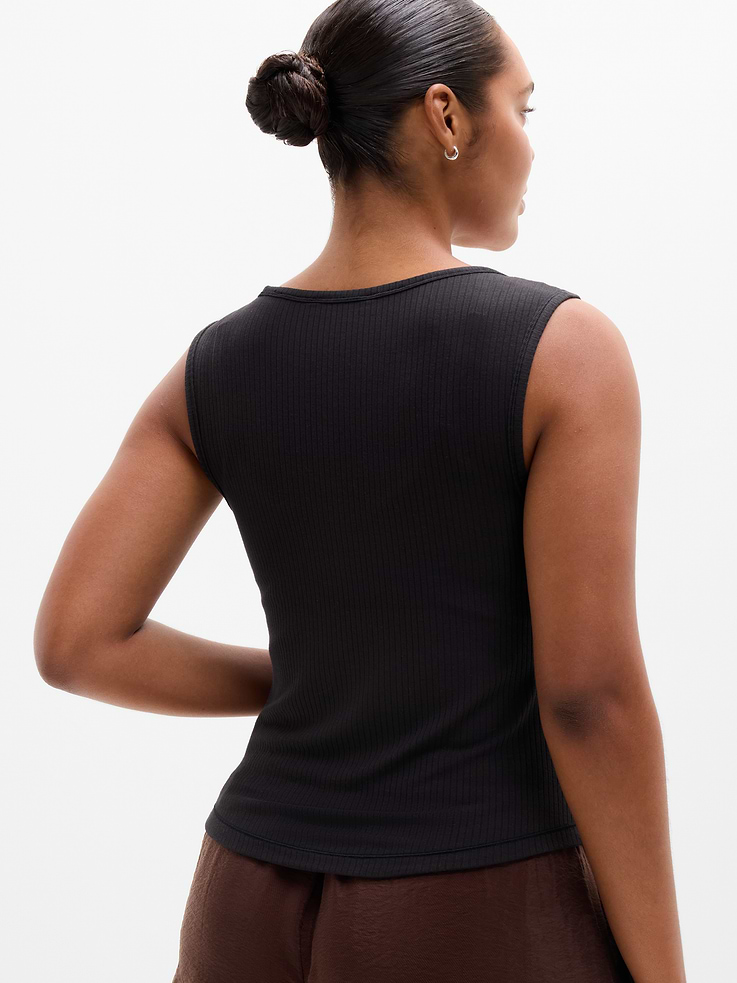 Image number 6 showing, Perfect Rib Sweetheart Tank