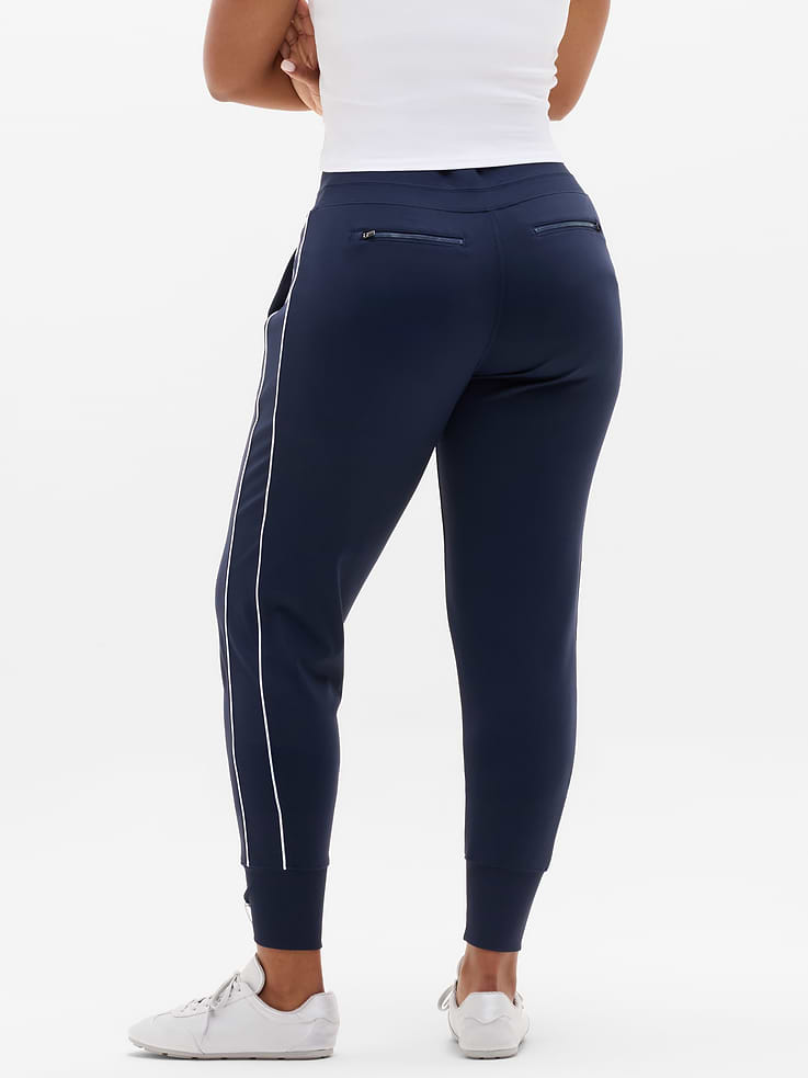 Image number 3 showing, Venice High Rise Track Stripe Jogger