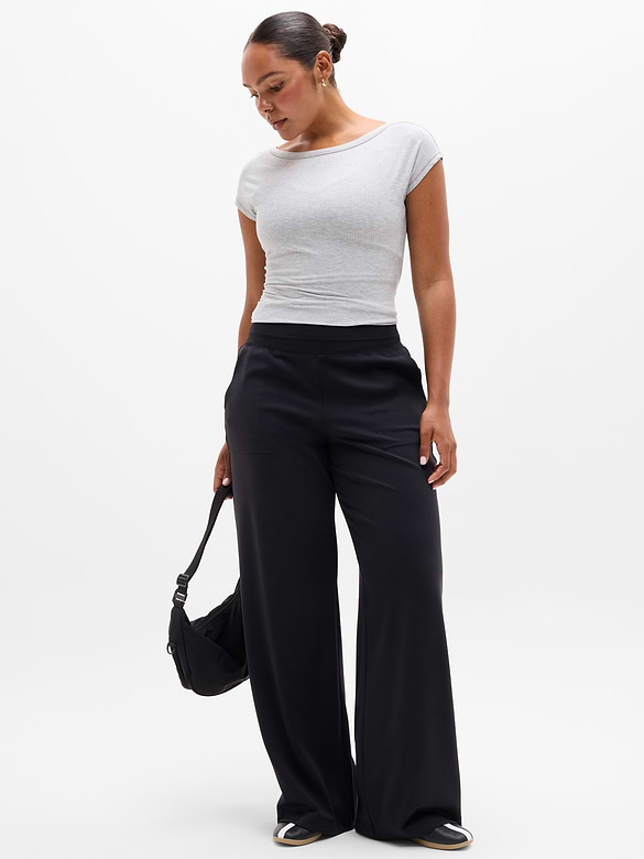 Venice High Rise Wide Leg Pant
