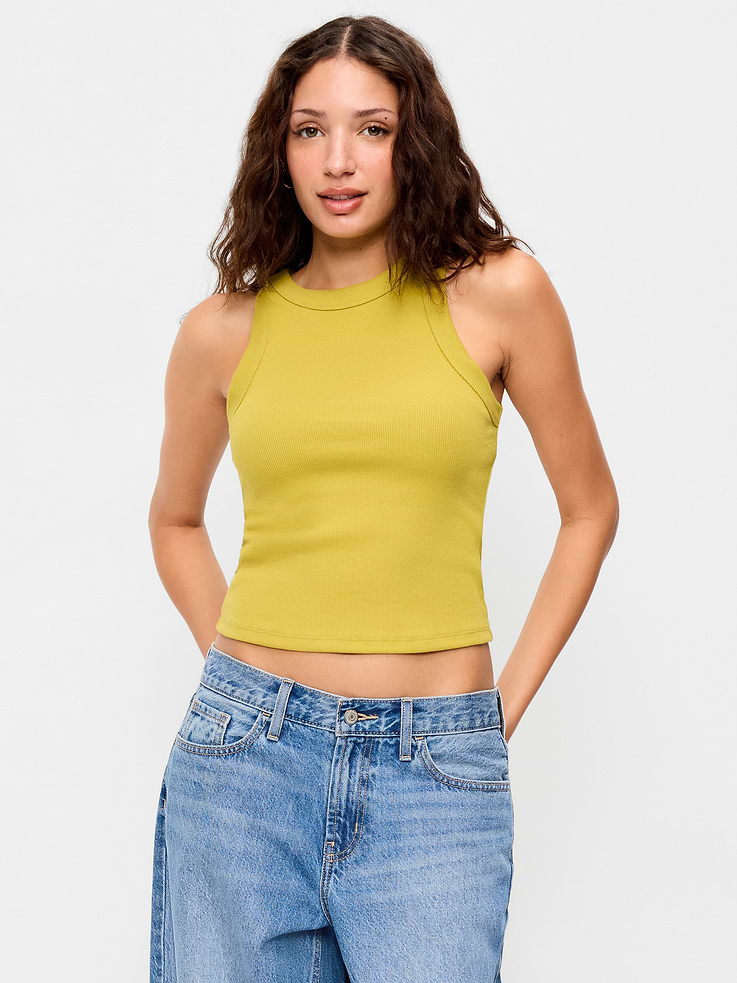 Image number 1 showing, Snug Crop Tank Top