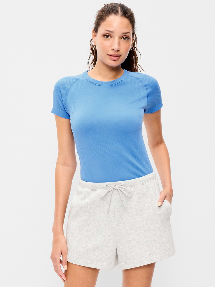 Image number 1 showing, Fluid Seamless Fitted T-Shirt