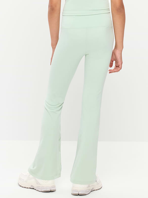 High-Waisted StudioSmooth Flared Leggings for Girls