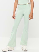 Image number 1 showing, High-Waisted StudioSmooth Flared Leggings for Girls