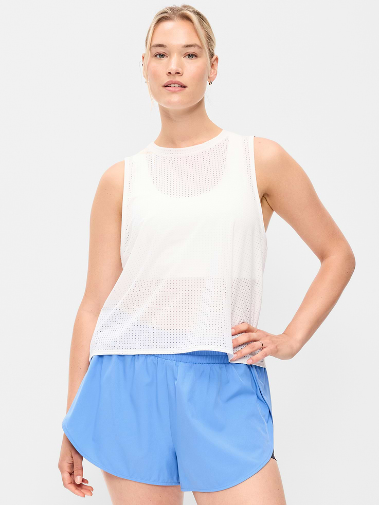 Image number 5 showing, Mesh Muscle Tank Top