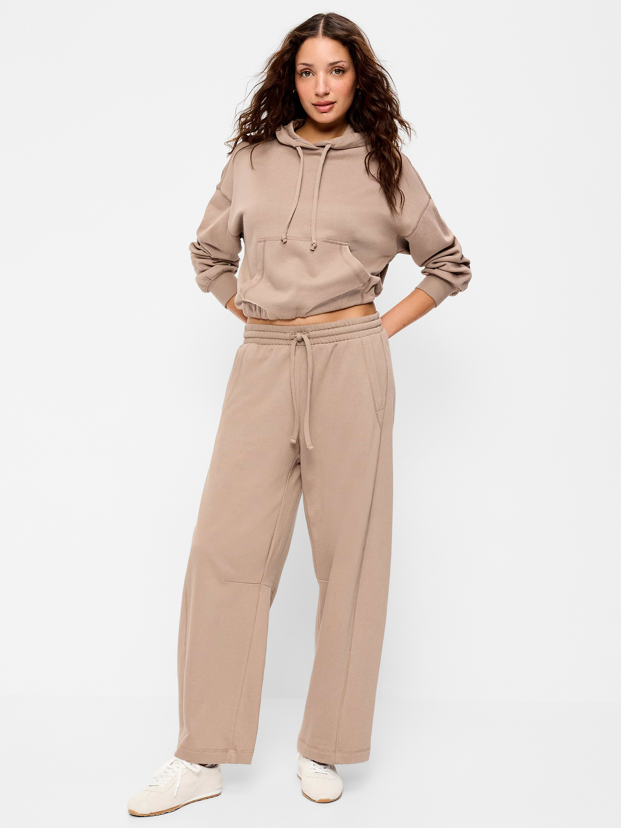 Mid-Rise SoComfy Barrel Sweatpants - Chocolate Malted by Old Navy