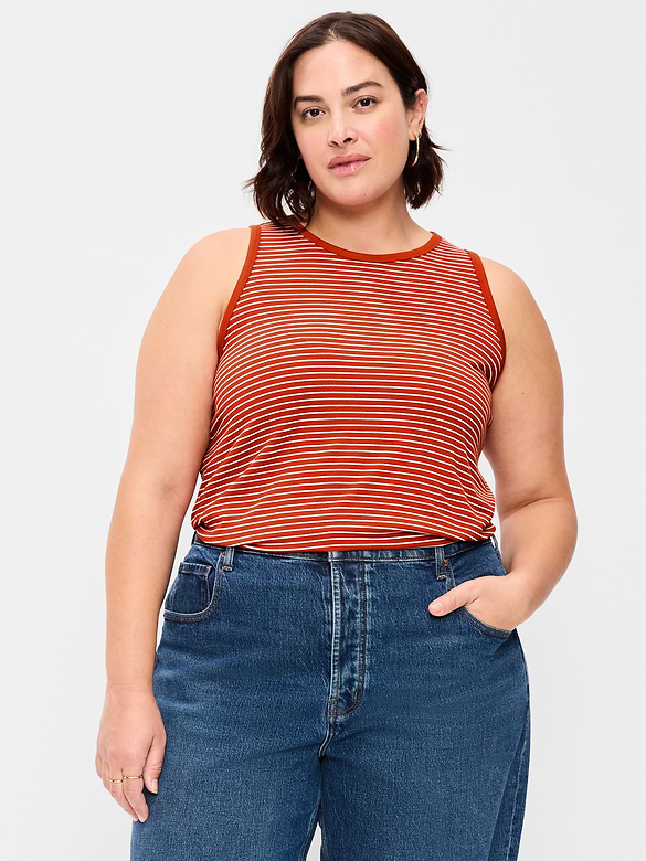 Luxe High-Neck Tank Top