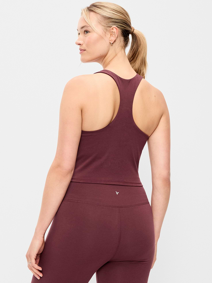 Image number 6 showing, Light Support PowerChill High-Neck Racerback Sports Bra