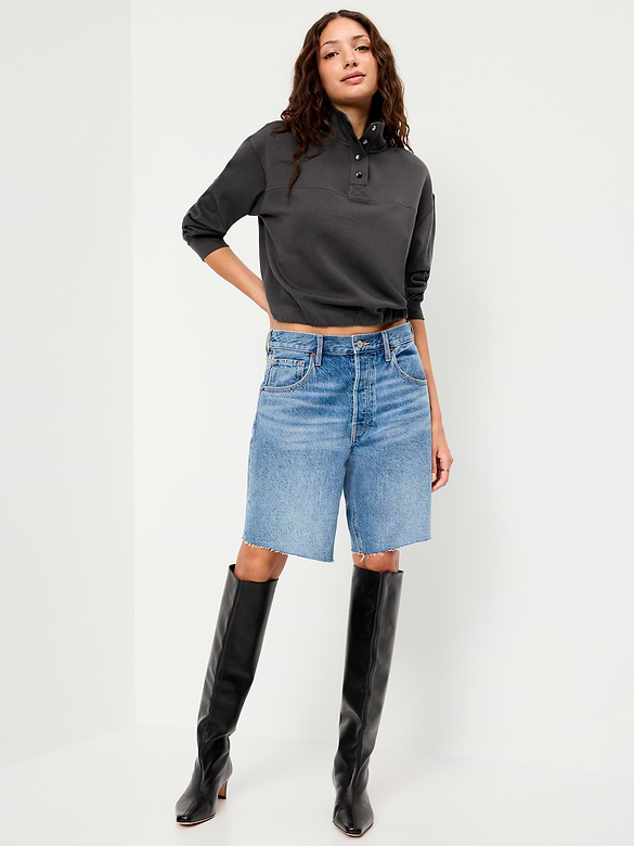 SoComfy Funnel-Neck Sweatshirt
