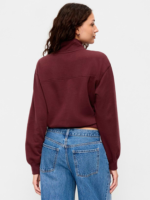SoComfy Funnel-Neck Sweatshirt