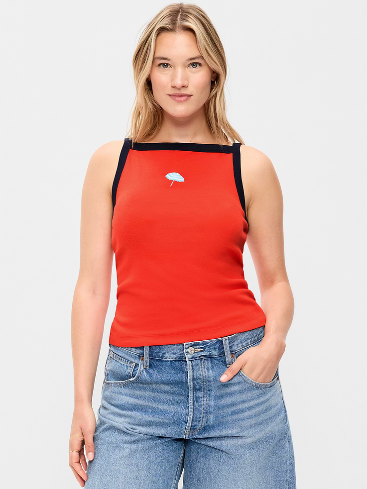 Image number 6 showing, Snug Apron-Neck Tank Top