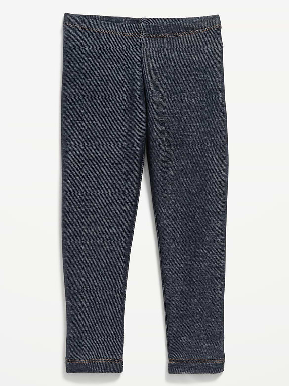 Faux-Jean Leggings for Toddler Girls