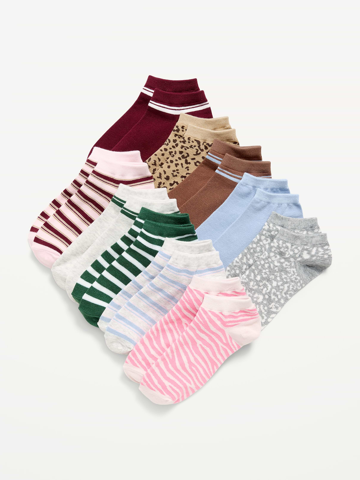 L'image numéro 1 présente Socquettes pour fille (paquet de 10 paires).