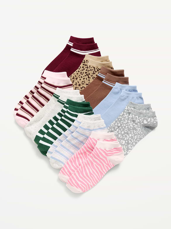 Ankle Socks 10-Pack for Girls