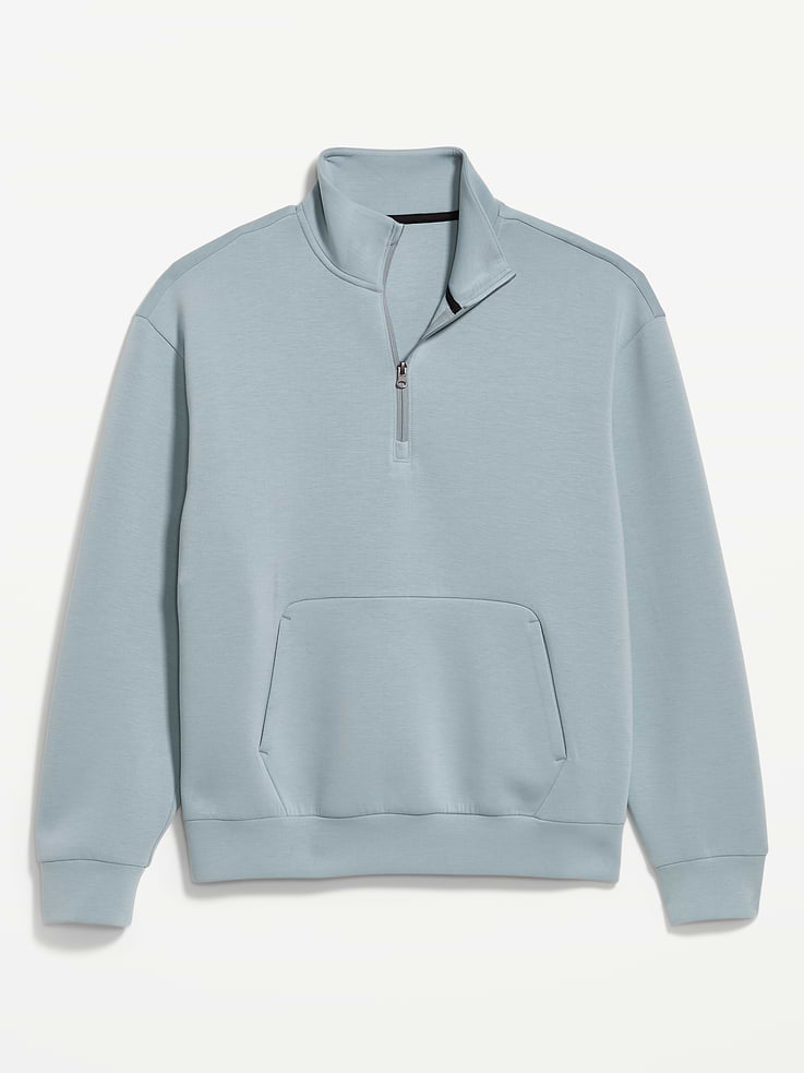 Image number 4 showing, Bounce Fleece Oversized Half-Zip Pullover Sweatshirt
