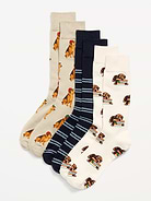 L'image numéro 1 présente Chaussettes à motif de fantaisie pour homme (paquet de 3 paires)