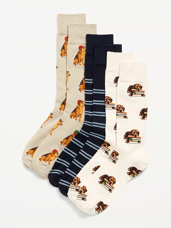 Novelty Socks 3-Pack for Men