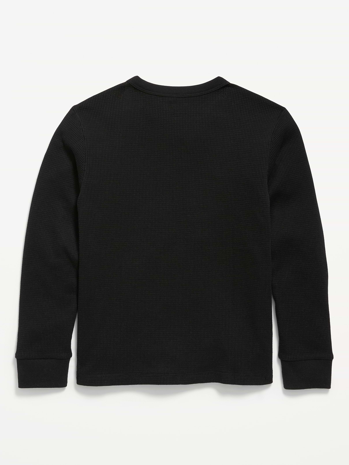 L'image numéro 2 présente T-shirt à manches longues en tricot isotherme gaufré pour garçon