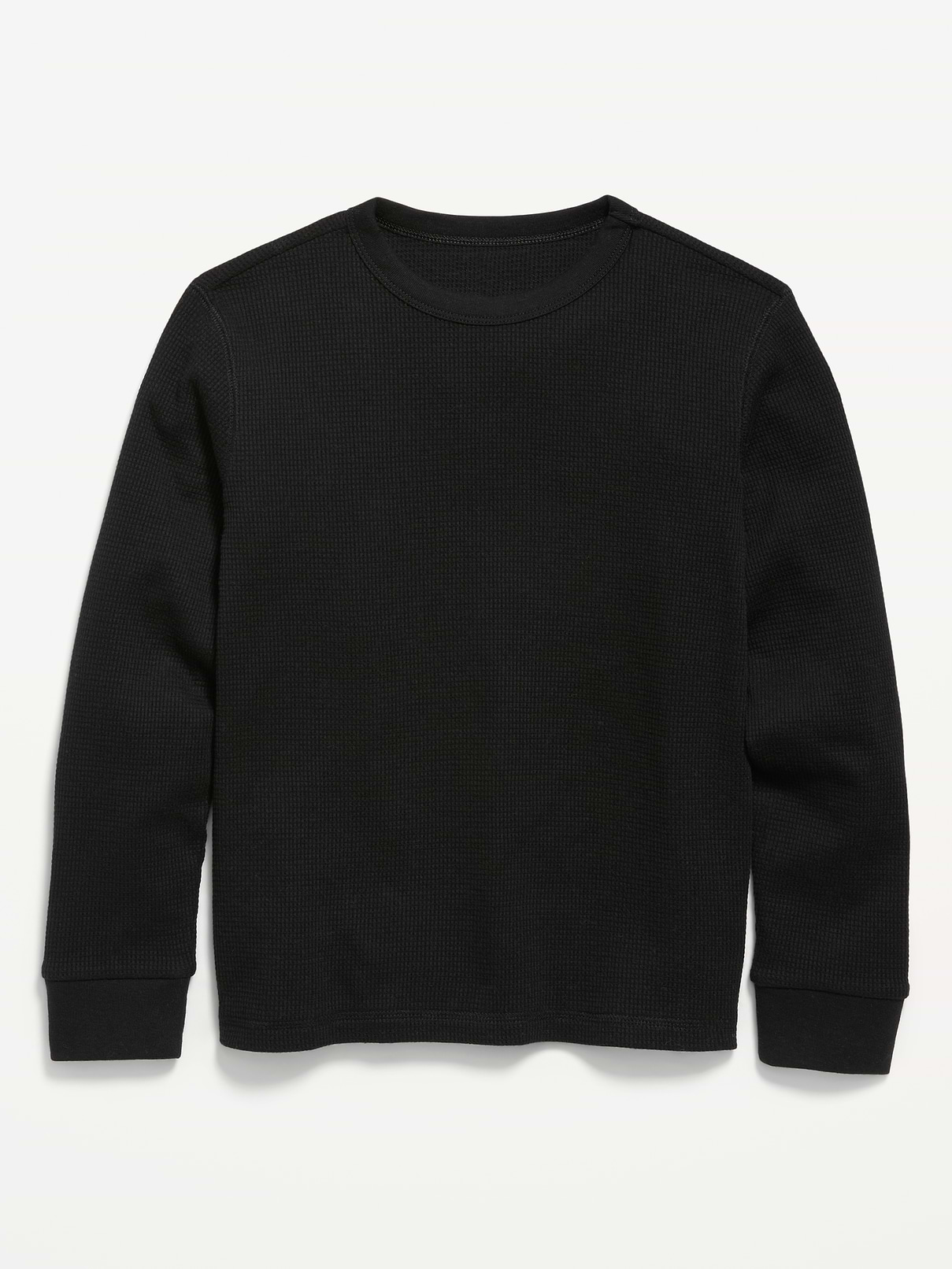 L'image numéro 1 présente T-shirt à manches longues en tricot isotherme gaufré pour garçon