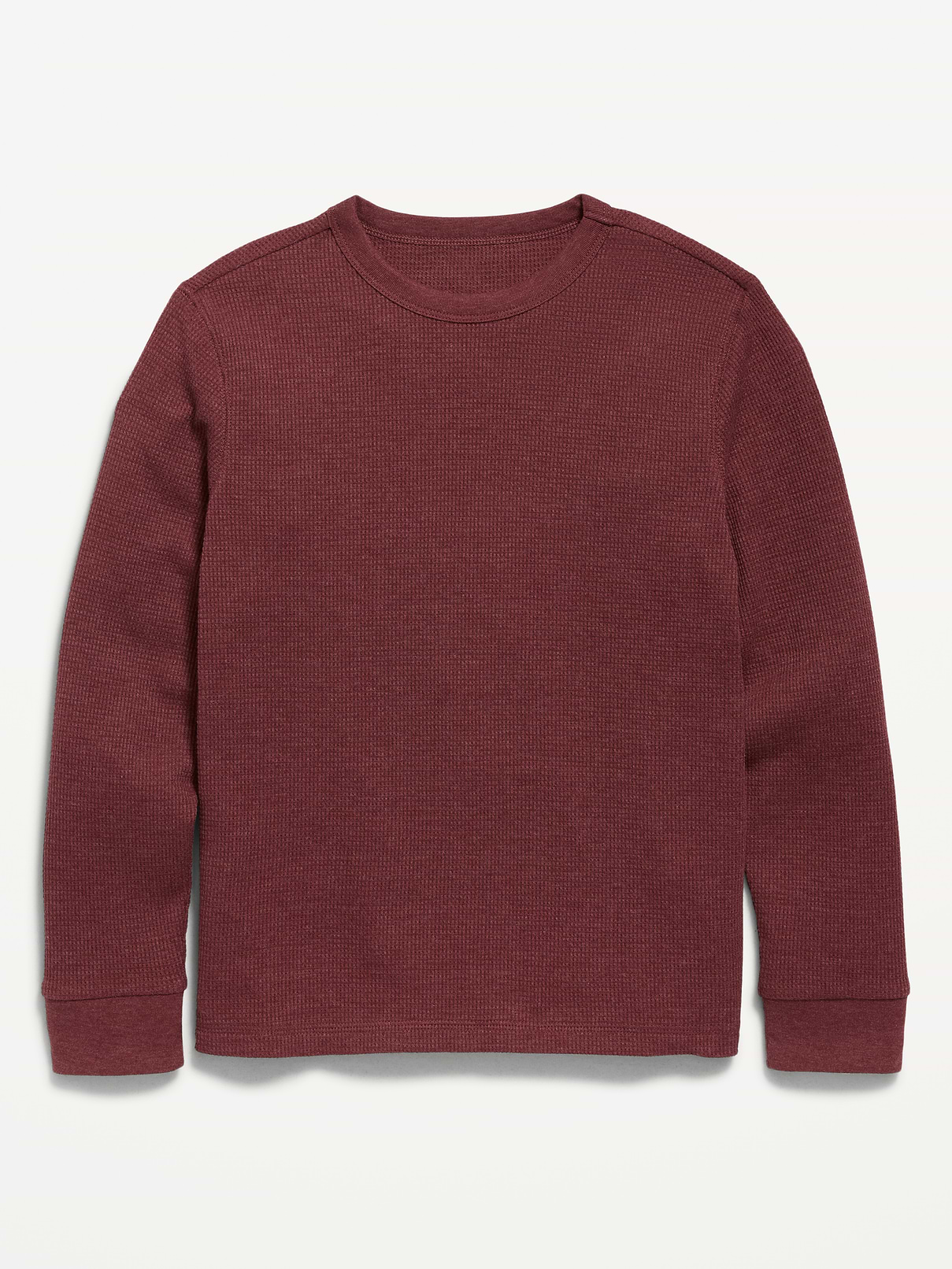 L'image numéro 1 présente T-shirt à manches longues en tricot isotherme gaufré pour garçon