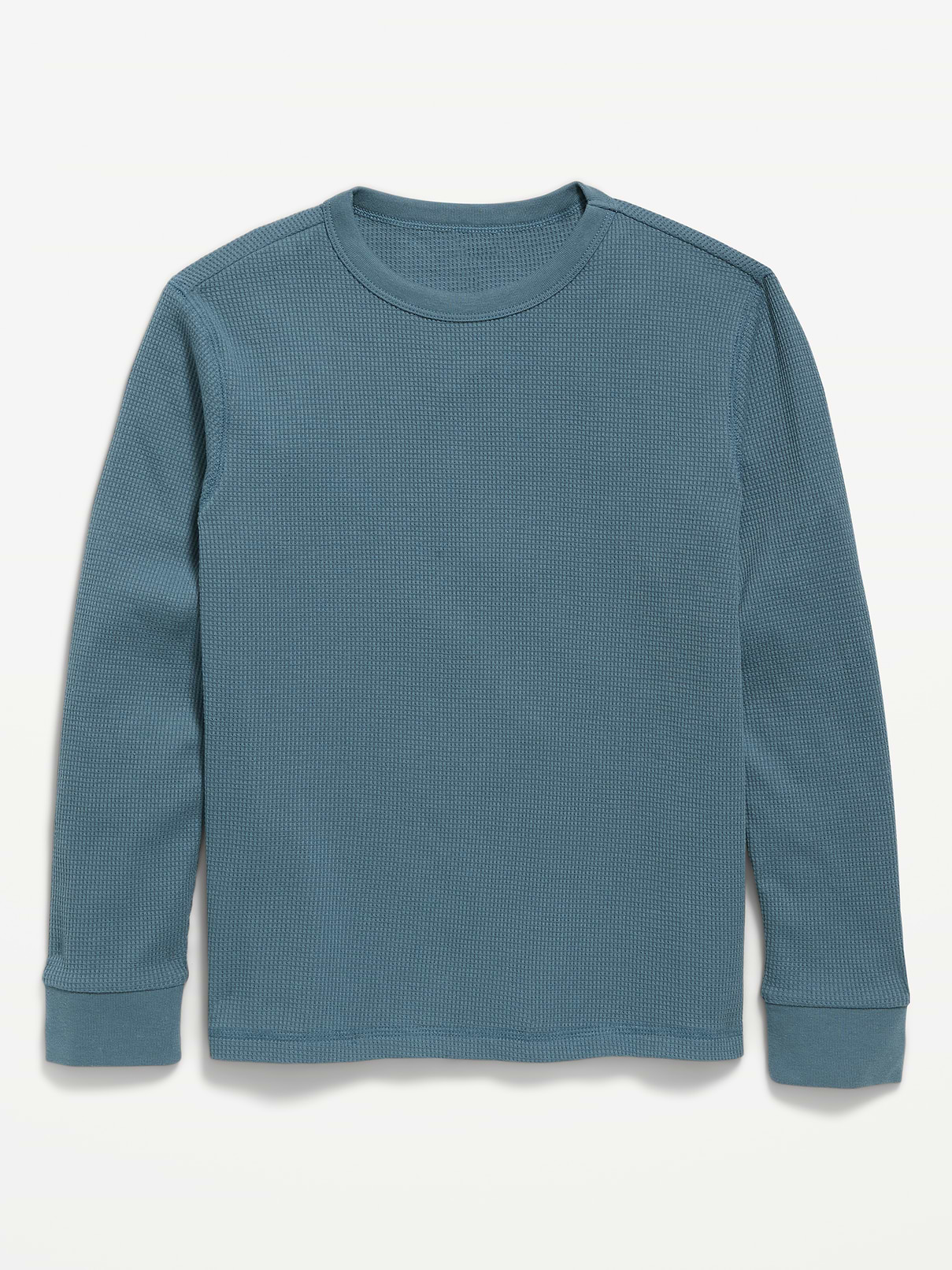 L'image numéro 1 présente T-shirt à manches longues en tricot isotherme gaufré pour garçon