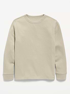 L'image numéro 1 présente T-shirt à manches longues en tricot isotherme gaufré pour garçon