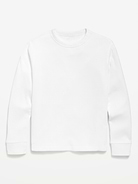 L'image numéro 1 présente T-shirt à manches longues en tricot isotherme gaufré pour garçon
