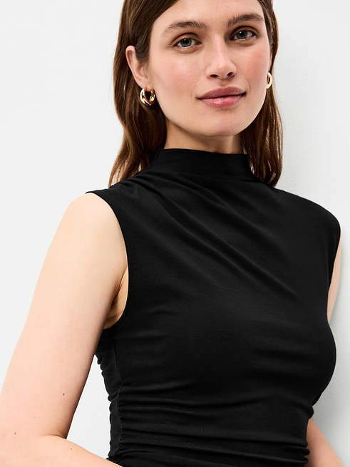 a line dress short turtleneck Wanderer – Gaia Conceptions @noradabaspage Pinterest Women's Short Sleeve Mock Knit