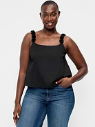 L'image numéro 2 présente Camisole avec rosettes sur les bretelles