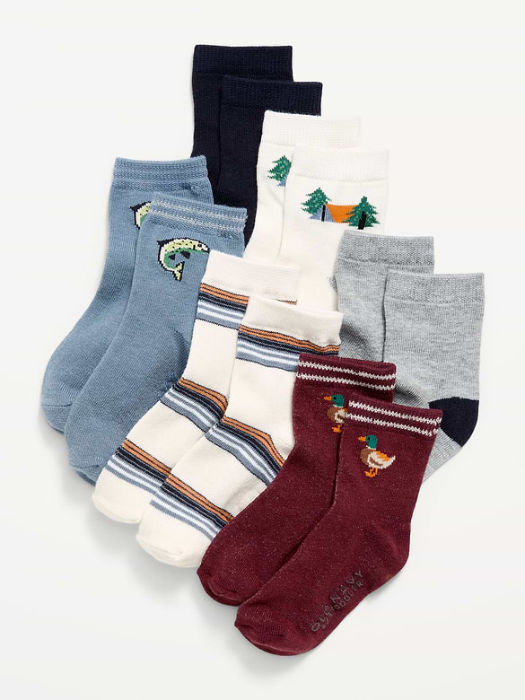 Crew Socks 6-Pack for Toddler & Baby